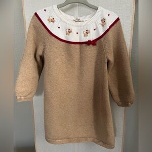 🐻❤️GYMBOREE PURRFFCTLY SWEET WARM KNIT DRESS CHILDREN  18-24M❤️🐻